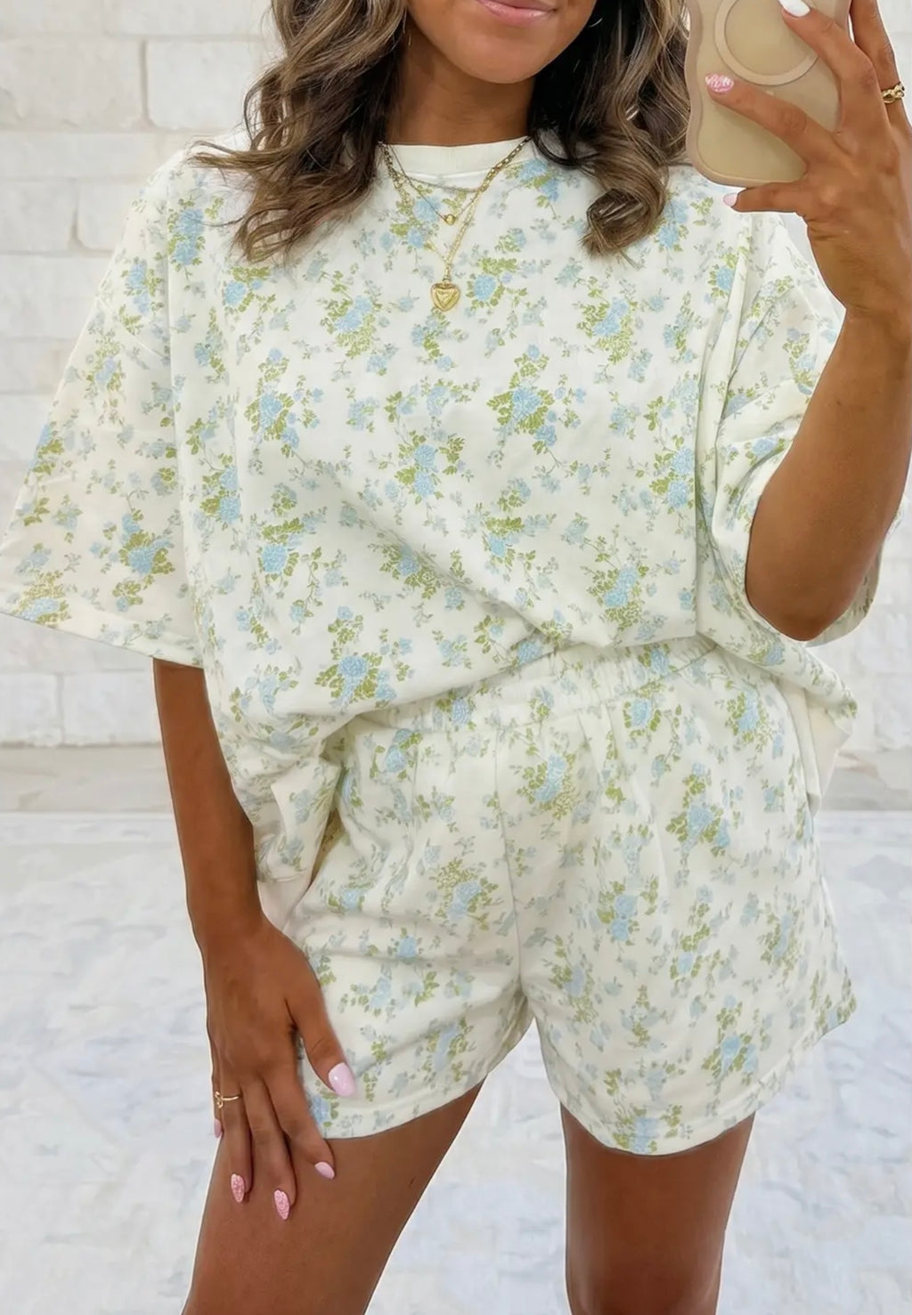 Floral Short Set