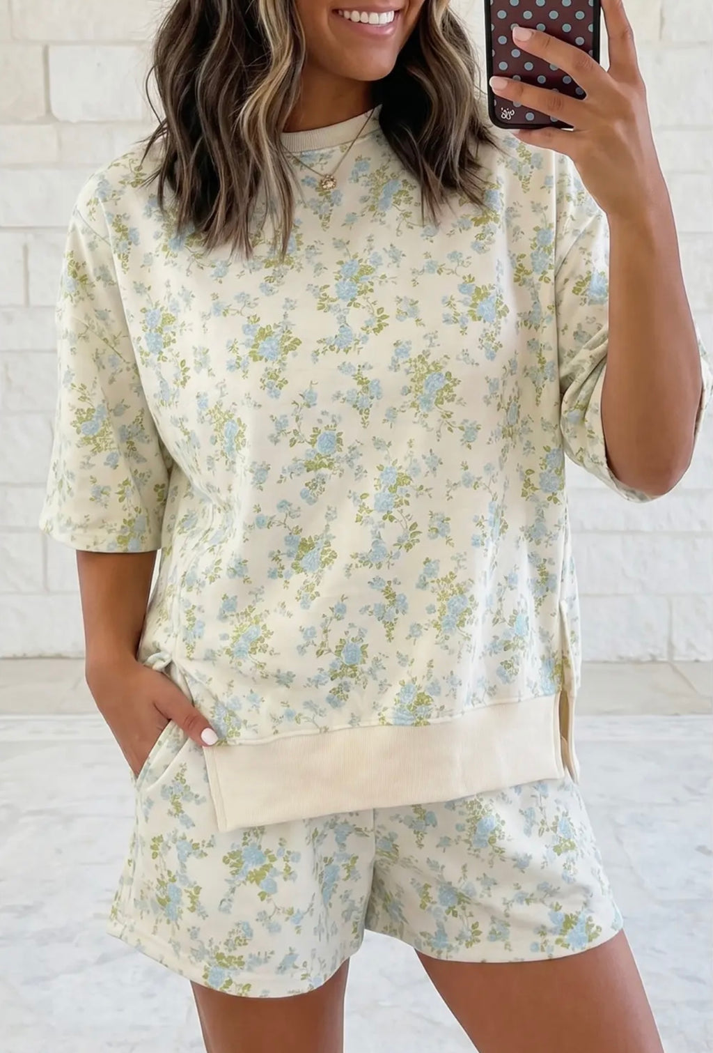 Floral Short Set