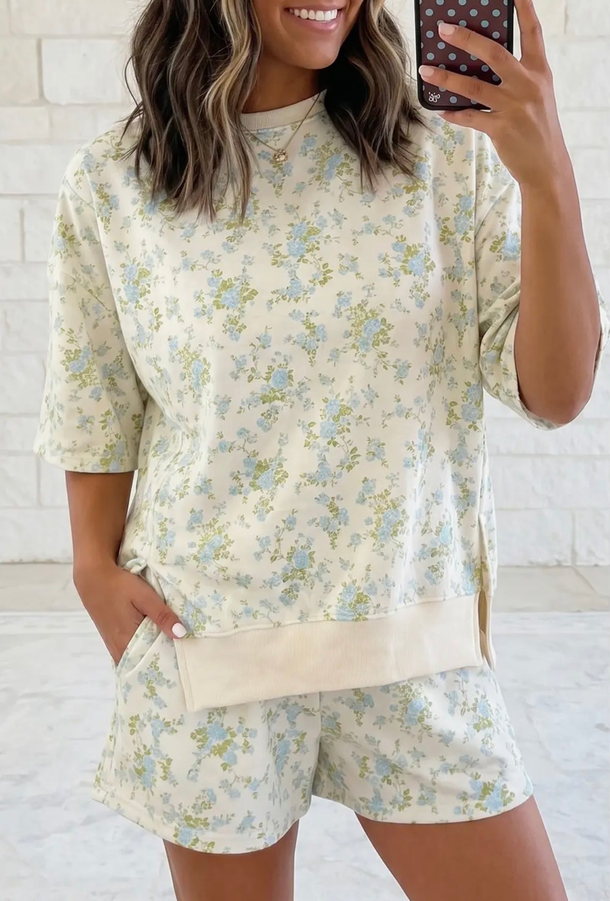 Floral Short Set