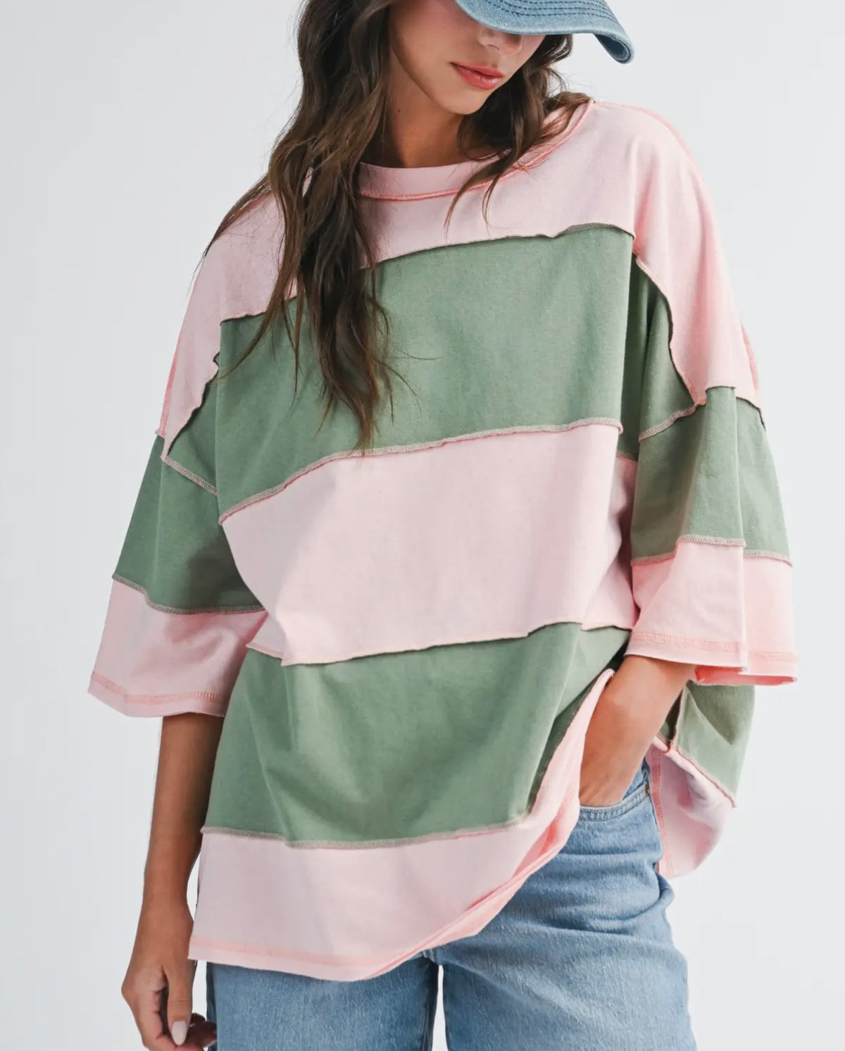 Polly Color Block Top